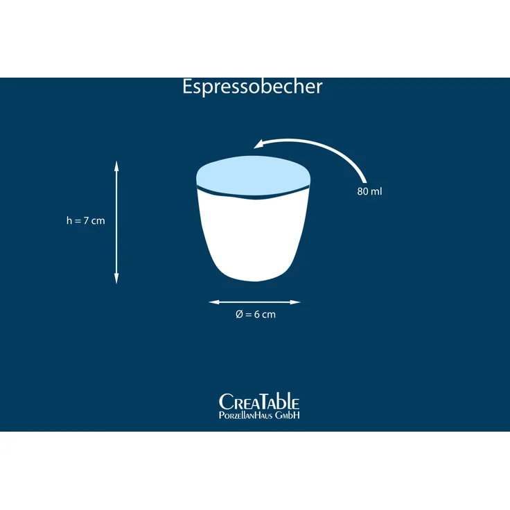 Squeezy Mocha Mousse, Espressobecher 4-tlg (mo) – Bild 7