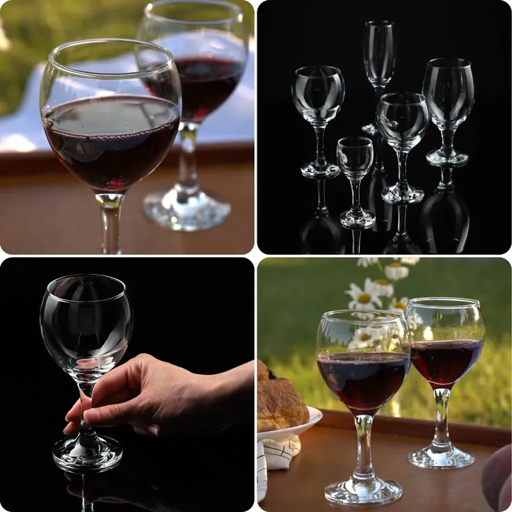 KADAX Wein-Wasser-Gläser, 6-teilig, 260 ml, Gläser-Set – Bild 6
