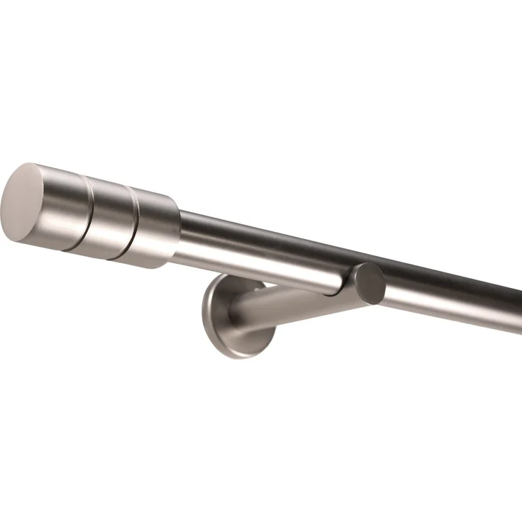 Deco-Raum® Gardinenstange Zylinder 25mm 1-läufig | Länge: 310cm | Material: Metall | Farbe: – Bild 1