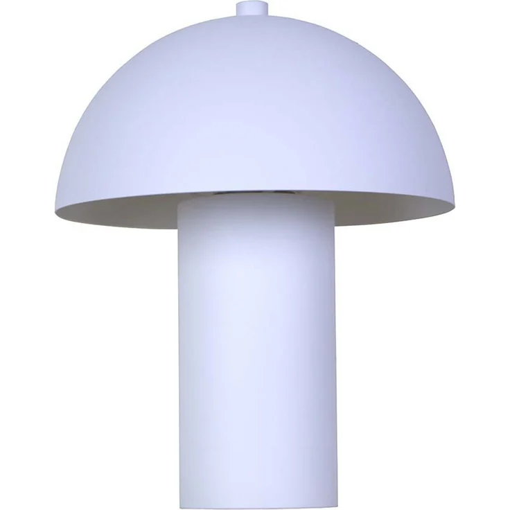 Tischleuchte, Metall weiß matt, H 26 cm – Bild 6