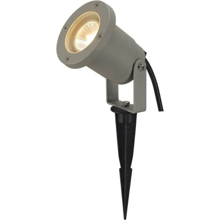 SLV No. 227418 NAUTILUS SPIKE silbergrau GU10 max. 35W inkl. 1,5m Kabel mit Stecker