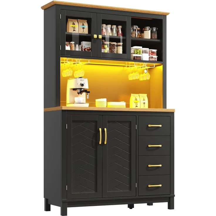 Buffetschrank Sideboard Küchenschrank mit LED