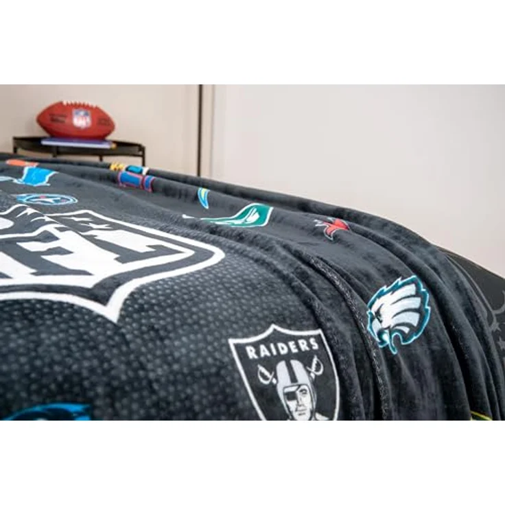 Herding Wellsoft-Decke NFL Teams, 150x200 cm, Weiche Kuscheldecke, Polyester – Bild 2