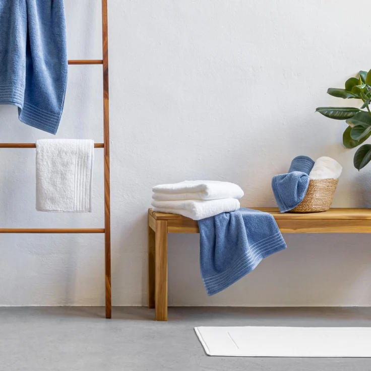 MÖVE 'NEW CLASSIC' Handtuchset 10-tlg, Baumwolle weiß, trocknergeeignet – Bild 2