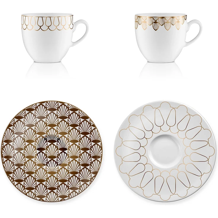Goebel VL P Kaffee Set 1 First Gold 7 First Gold VOLA 20001331 – Bild 1