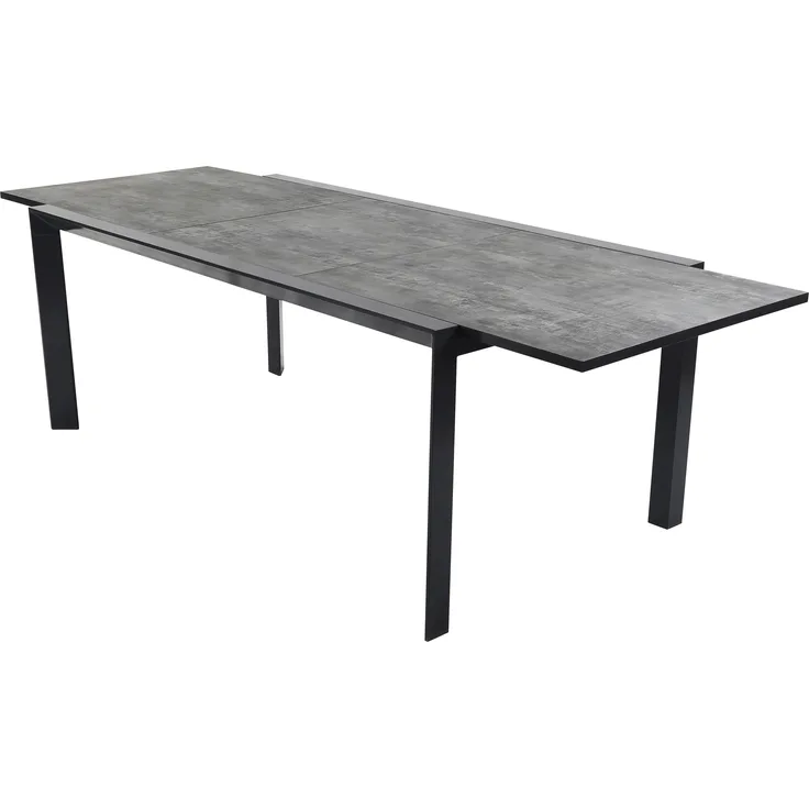 Gardissimo PSPC Alu-Ausziehtisch Gartentisch 190/260x100cm anthrazit