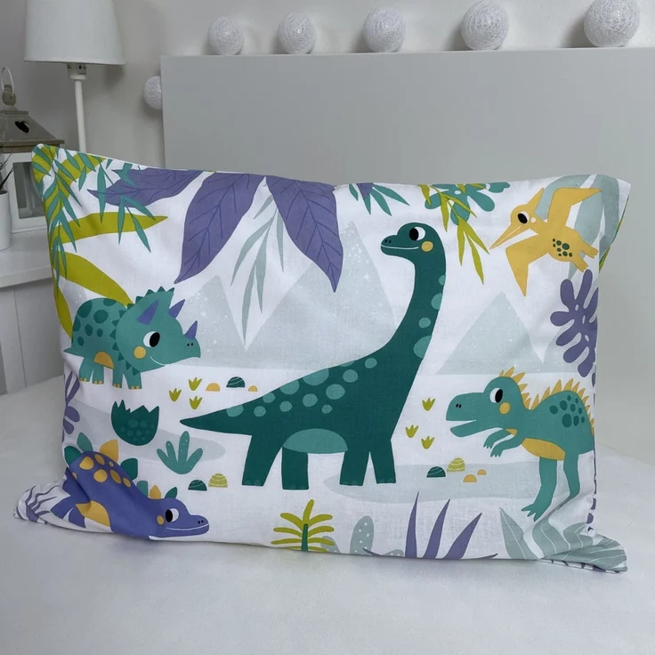 Dino Baby Bettwäsche Set 100x135 - 40x60 cm Baumwolle Kinderbettwäsche – Bild 5