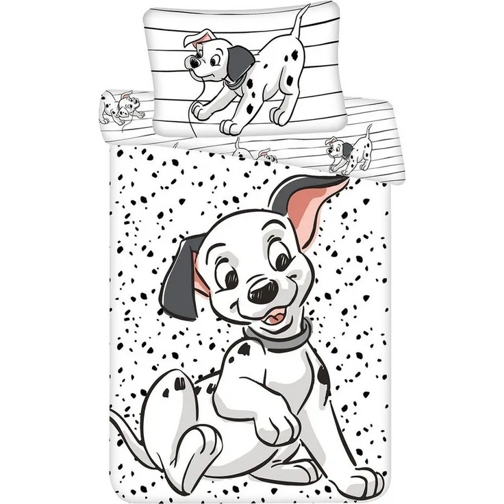 Disney Baby Wende Bettwäsche Set 101 Dalmatiner 100x135 cm