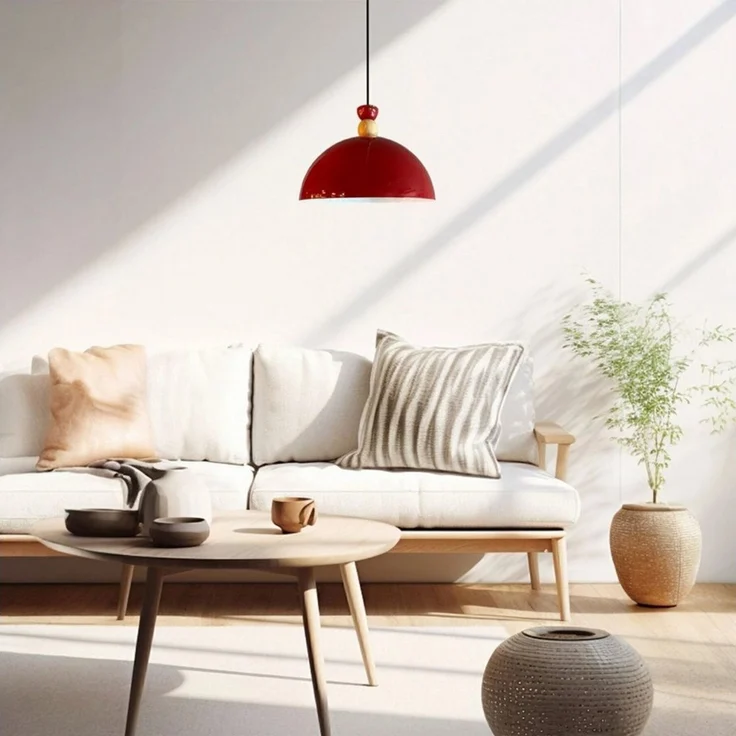 Bamyum Pendelleuchte Pendelleuchte Yimpi Hängelampe Industrial Ø30 cm, E27, Moderne Lampe, ohne Leuchtmittel, E27, Dimmbar, Einstellbare Kabellänge – Bild 2