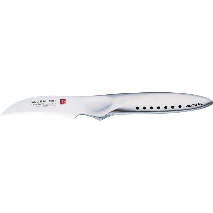 Global SAI-F03 Tourniermesser 6,5 cm, glatte Klinge