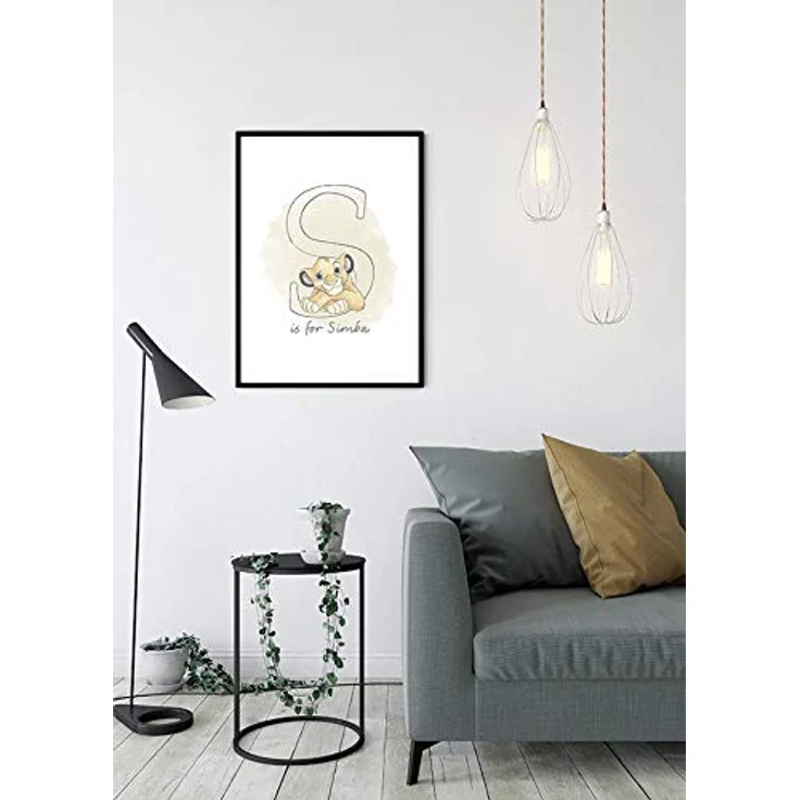 Komar Disney Wandbild S like Simba, Kinderzimmer Dekoration, 50x70cm, hochwertiger Kunstdruck, König der Löwen, ohne Rahmen, WB051-50x70 – Bild 5