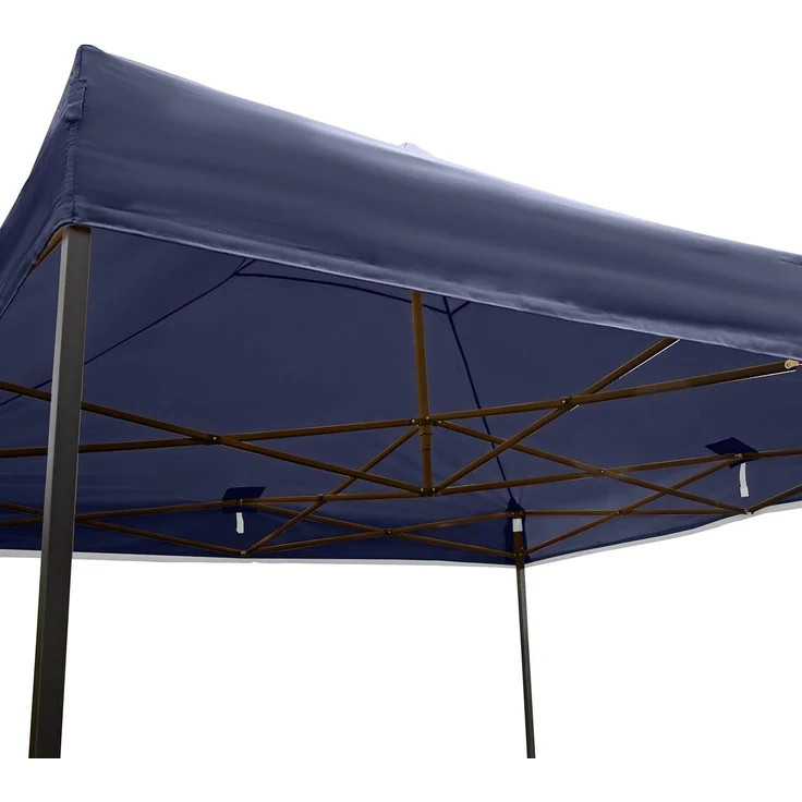 All Seasons Gazebos 3x3 m vollständig wasserdichtes Faltpavillon - Marineblau – Bild 4