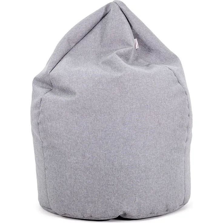 Sitzsack BUZZ Mini, Polyester, Grau, 70 x 105 x 70 cm