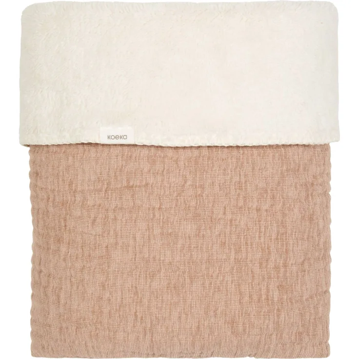 Koeka Rivoli Teddy Babydecke – 75 x 100 cm – Caffe