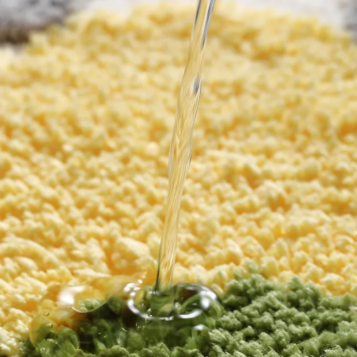 ABC Rutschfester Badteppich, weicher Mikrofaser-Badeteppich, geeignet für Badezimmer, Küchen, Schlafzimmer und Türen (doppeltes Blumenmuster, 50x80 cm), maschinenwaschbarer, saugfähiger Duschteppich – Bild 5