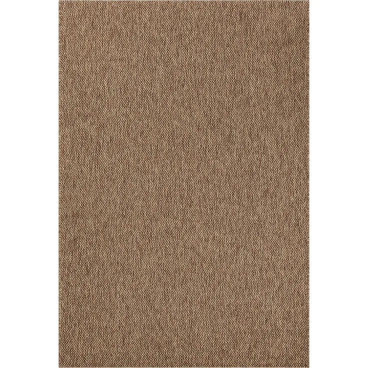 Bombay Abstrakter Teppich 100 x 200 cm Acryl - naturgarn Braun 88779318 [en. casa]