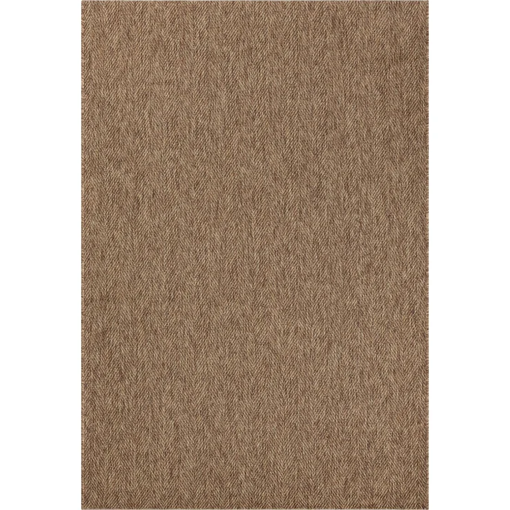 Bombay Abstrakter Teppich 100 x 200 cm Acryl - naturgarn Braun 88779318 [en. casa]