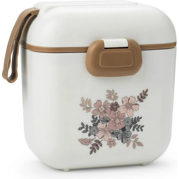 Elodie Lunchbox Elodie Details - Lunchbox Brotdose - Blue Garden - 14x13,5x8,5 cm, Kunststoff, (Gabel im Deckel, Drei Behälter)