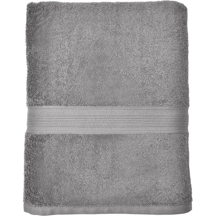 leevitex® Saunatuch Frottee XXL, (1-St), 80 x 200 cm, extra groß & saugfähig, Grau – Bild 2