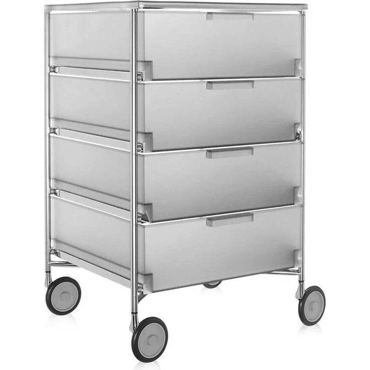Kartell Mobil Aufbewahrungsschrank Stahl/Verchromt – Bild 1