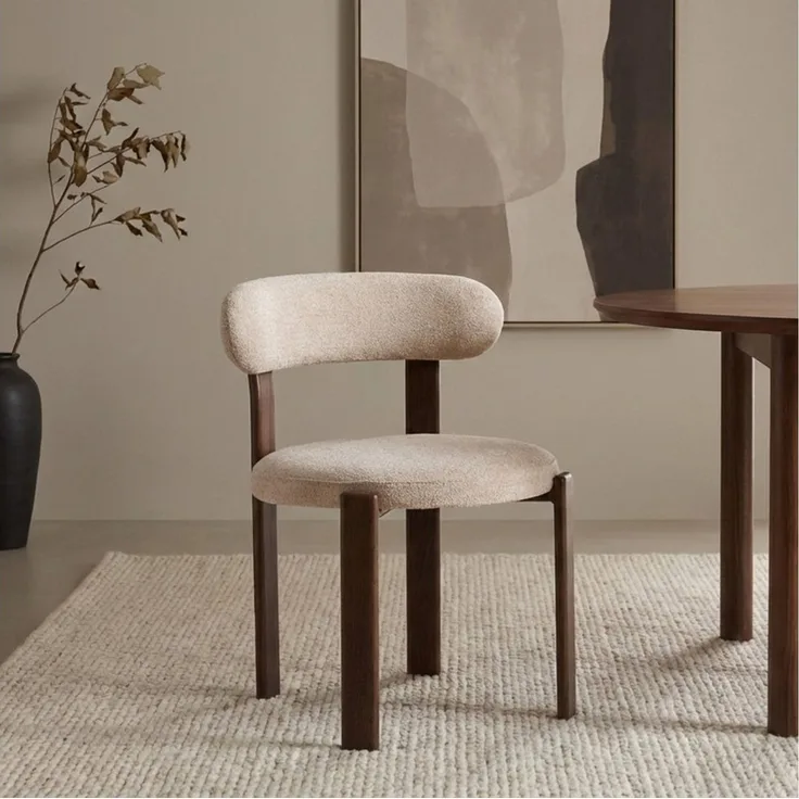 alesvelt Esszimmerstuhl BROOKE mit Rückenlehne und gepolsterte Sitzfläche (2er/4er/6er- Set), 52x50,5x76,5H CM