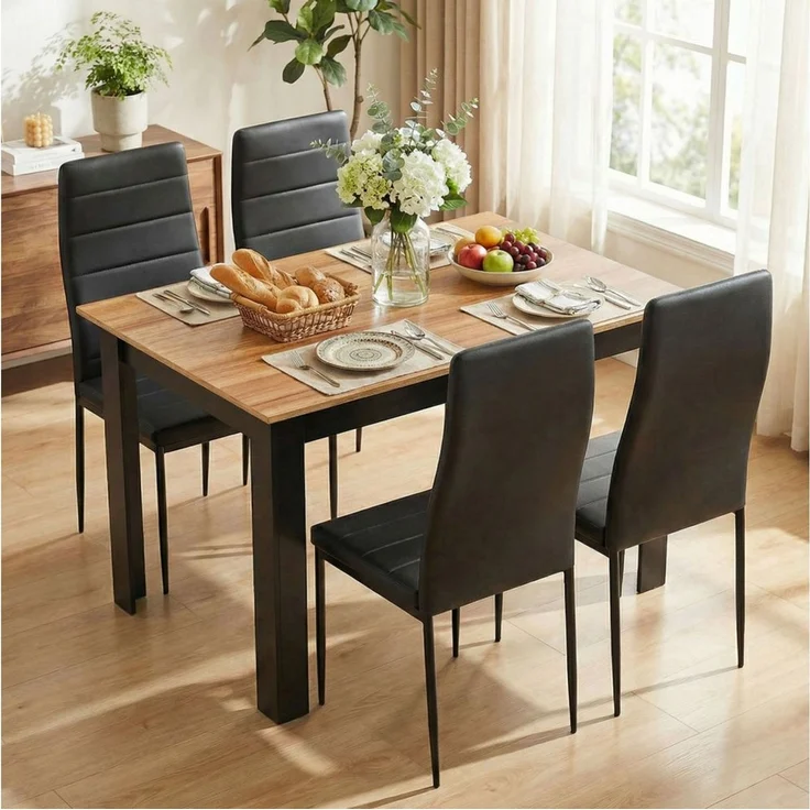 Mondeer Esstisch Esszimmertisch (120 x 80 x 75cm), Vielseitig, Stilvoll, in Mehreren Farben wählbar – Bild 2