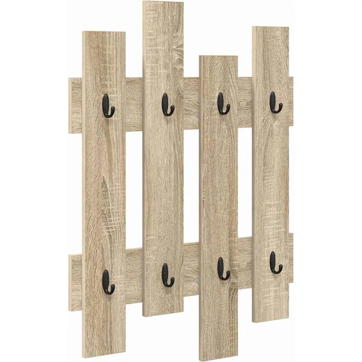 vidaXL Wandmontierter nachttisch Sonoma-Eiche 60 x 3 x 82 cm 874477