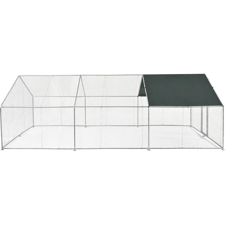Freilaufgehege Wels mit Sonnendach 3x6x2 m [pro. tec] – Bild 4