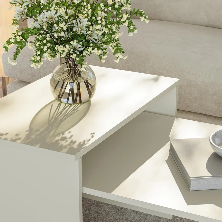 Satztisch 2er Set Sotapim Sandfarben [en. casa] – Bild 4