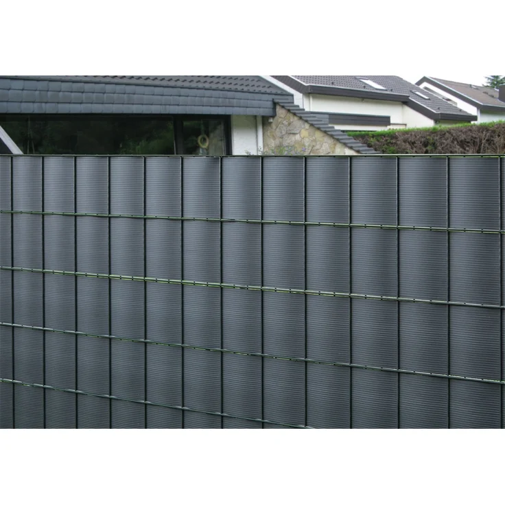 Garden 'N' More Excellent Fertigstreifen aus PVC, 5 Streifen, Länge 2,015 m, Streifenhöhe 0,19 m, Anthrazit – Bild 2