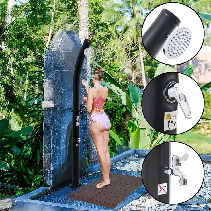Solardusche Kebomi 216 cm 18 L [casa. pro] – Bild 2