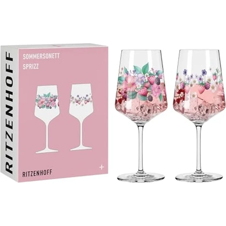 Ritzenhoff 6011004 Aperitifglas 2er-Set F25 SOMMERSONETT Sprizz 2025 – Bild 1