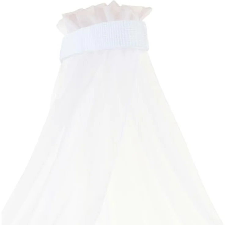 babybay Himmel Waffelpiqué mit Band passend für alle Modelle bis 96 cm Länge, weiß – Bild 4