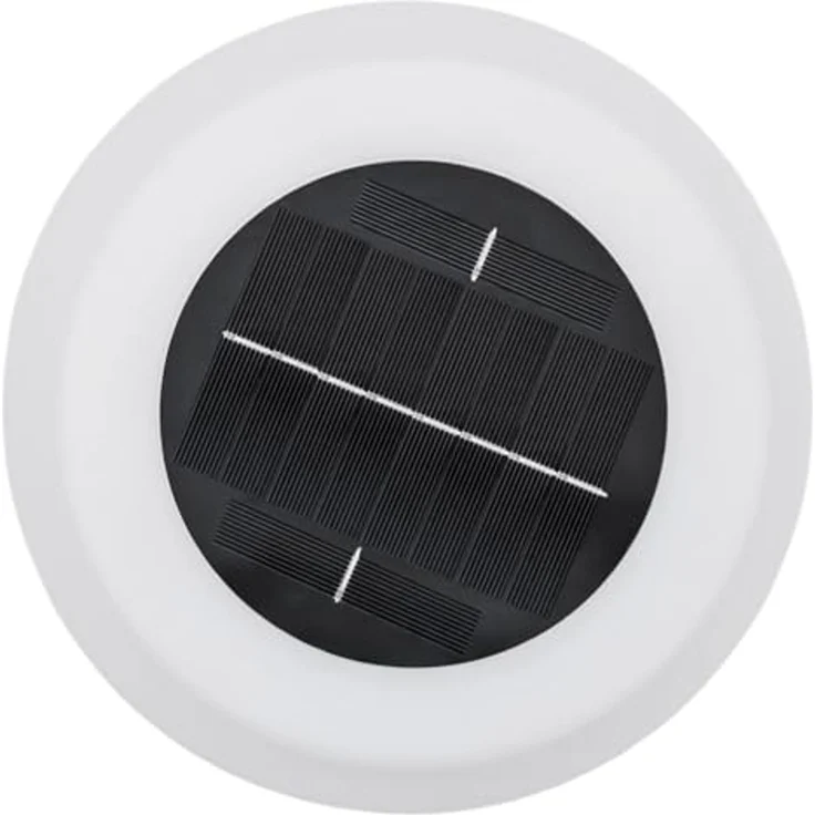 Spetebo LED Solarleuchte Stehlampe für Außen und Innen mit 32 LED, Dämmerungssensor, LED fest integriert, kalt weiß, Solar Standleuchte auf 3 Beinen auch per USB aufladbar – Bild 4