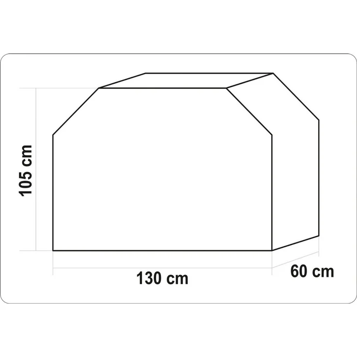 Yato Grillabdeckhaube Grillabdeckung 130 X 60 X 105 cm – Bild 1