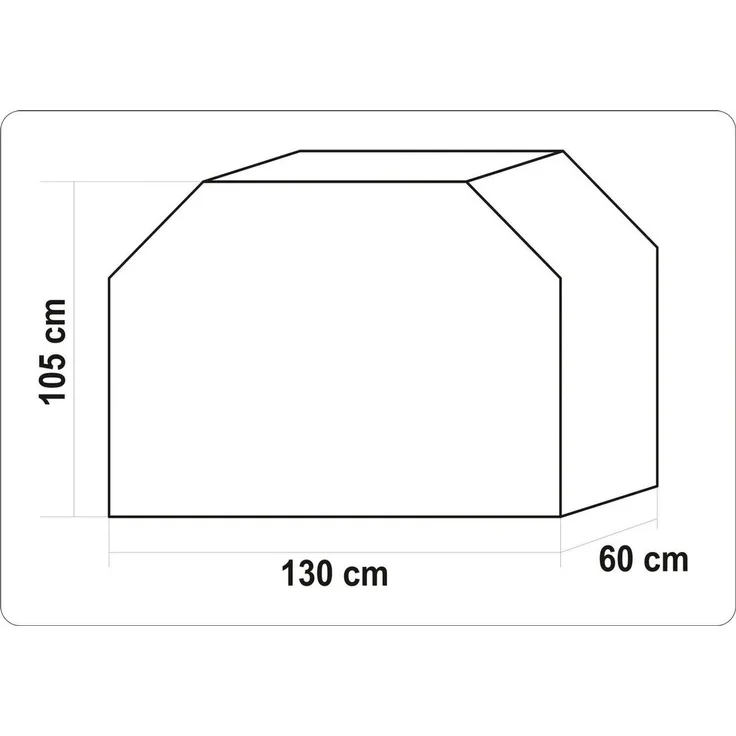 Yato Grillabdeckhaube Grillabdeckung 130 X 60 X 105 cm