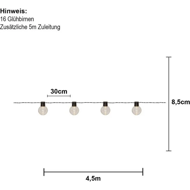 LED-Party-Lichterkette "Partylights 60mm" – Bild 2