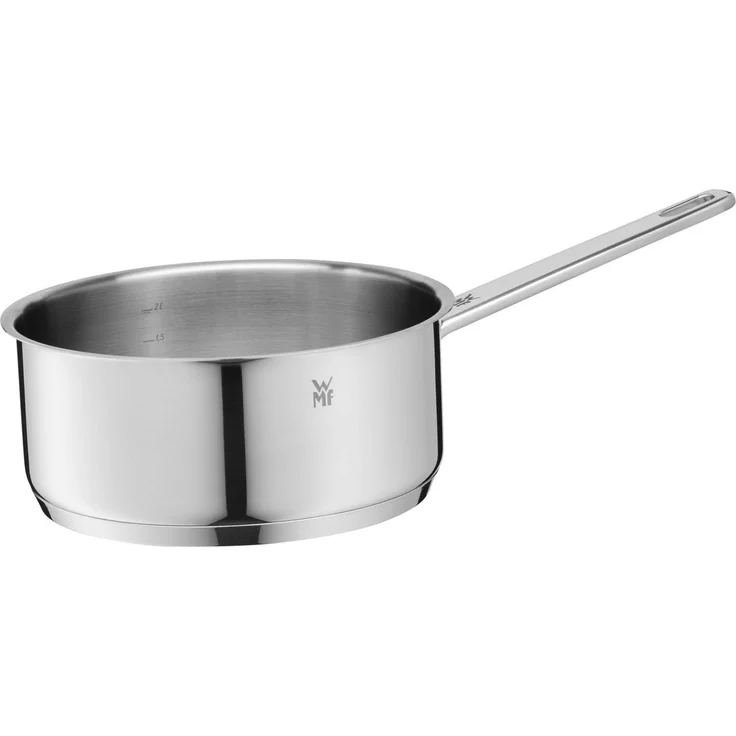 WMF Kasserolle Compact Cuisine, Cromargan® Edelstahl Rostfrei 18/10 (1-tlg), wärmeduzierende Hohlgriffe, Innenskalierung, Schüttrand – Bild 1