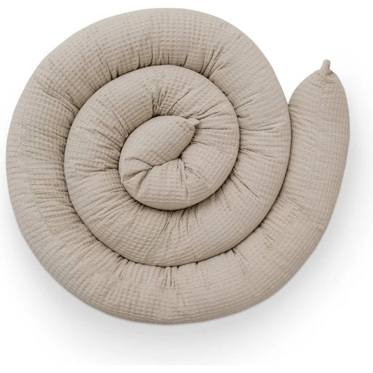 Ehrenkind Nestchenschlange Bettschlange aus 100% Bio-Baumwolle, Schutz und Geborgenheit, (Kuschelschlange, Bettumrandung Babybett), Bettschlange Baby – Bild 1