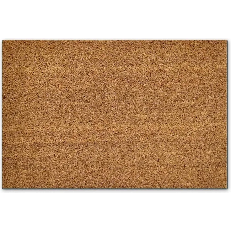 Amagohome Fußmatte Fußmatte Kokosmatte Fußabtreter Schmutzfangmatte viele Größen rutschfe, rechteckig, Höhe: 2 mm