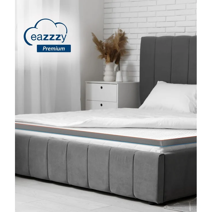 Genius, Topper Eazzzy Topper Premium Cube Advance, 9 cm hoch, (1-tlg), Temperaturausgleich, 180x200 cm 140x200 cm und weitere Größen – Bild 2