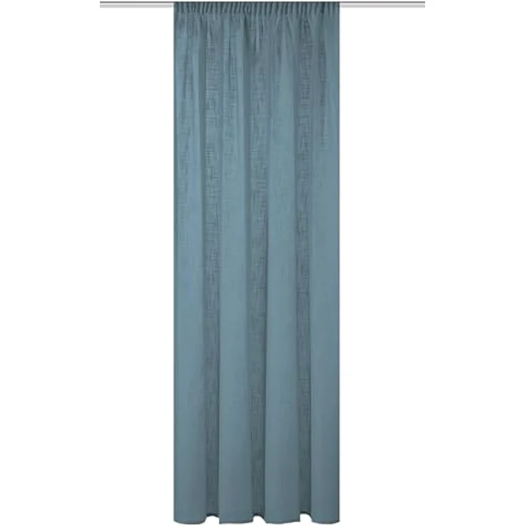 Home Basics Gardine SOFTY (1 St), Multifunktionsband, halbtransparent, Leinenstruktur, Kombibandschal Leinenstruktur SOFT – Bild 2