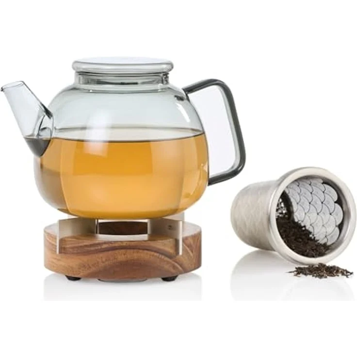Adhoc Yuna Teekanne 1,2 l Glas / Edelstahl – Bild 5