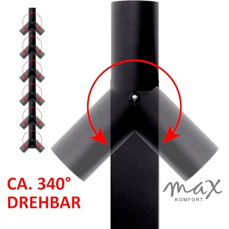 Maxkomfort Deckenstrahler ProSpot 866-6, LED fest integriert, LED wechselbar, Deckenstrahler – Bild 7