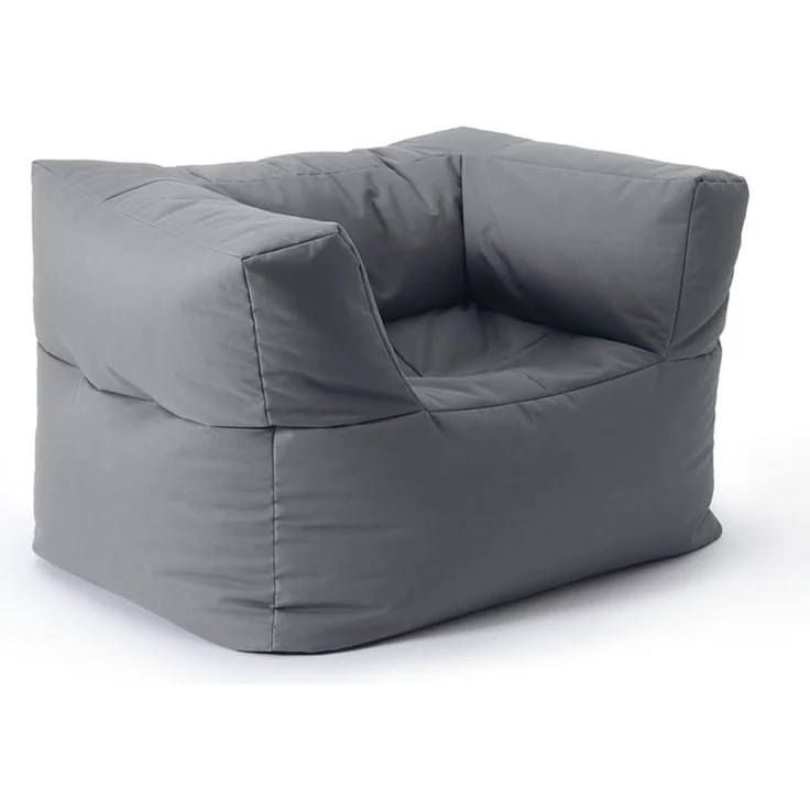 Lumaland Sitzsack-Sofa, Polyester, Sessel, Grau, 70 x 72 x 96 cm – Bild 1
