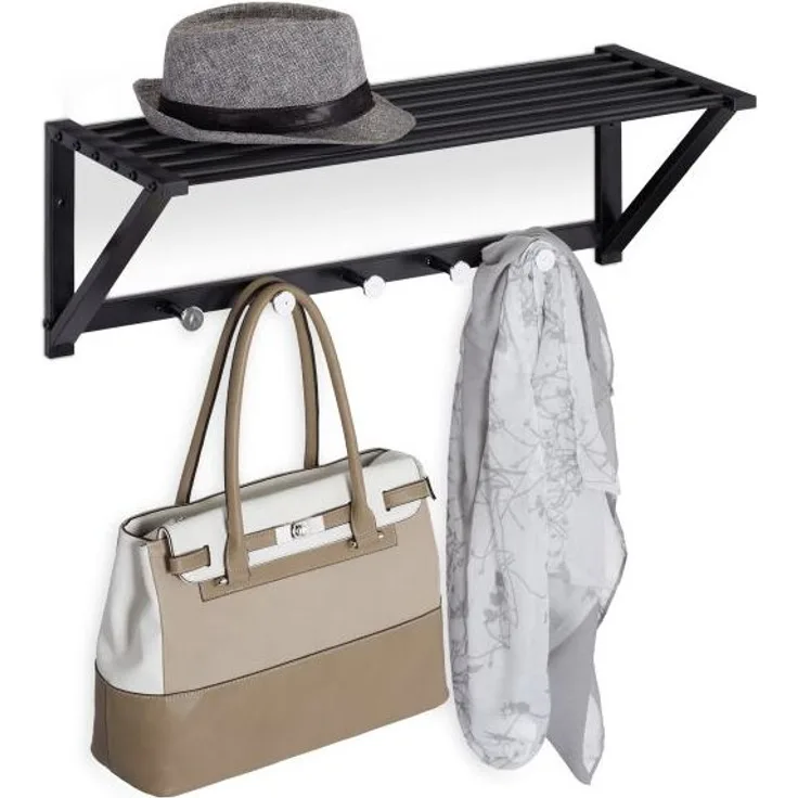 Wandgarderobe mit Ablage