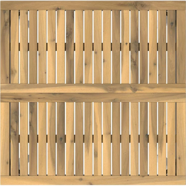 vidaXL Gartenbar-Tisch NAARDEN Weiß gewaschen 80 x 80,5 x 105 cm 901777 – Bild 4