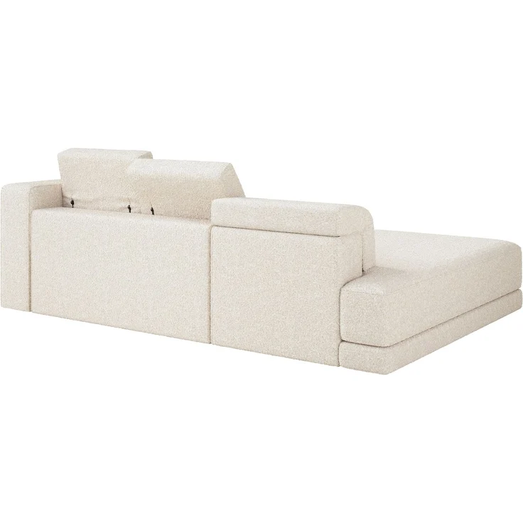 Selsey 'Novals' Ecksofa L-Form, 4-Sitzer, links, Bouclé Creme, 278 cm – Bild 8