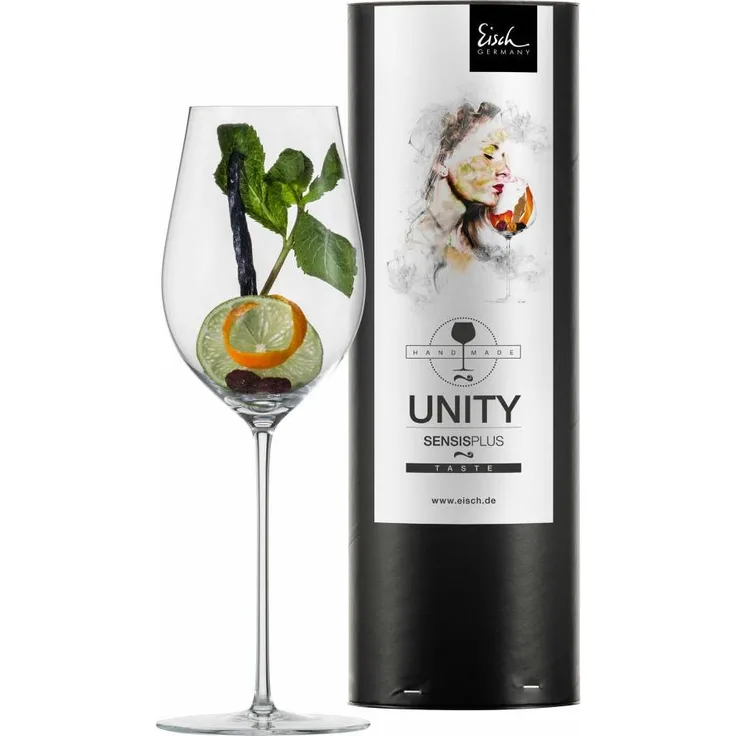 Eisch Unity SensisPlus Weißweinglas in Geschenkröhre