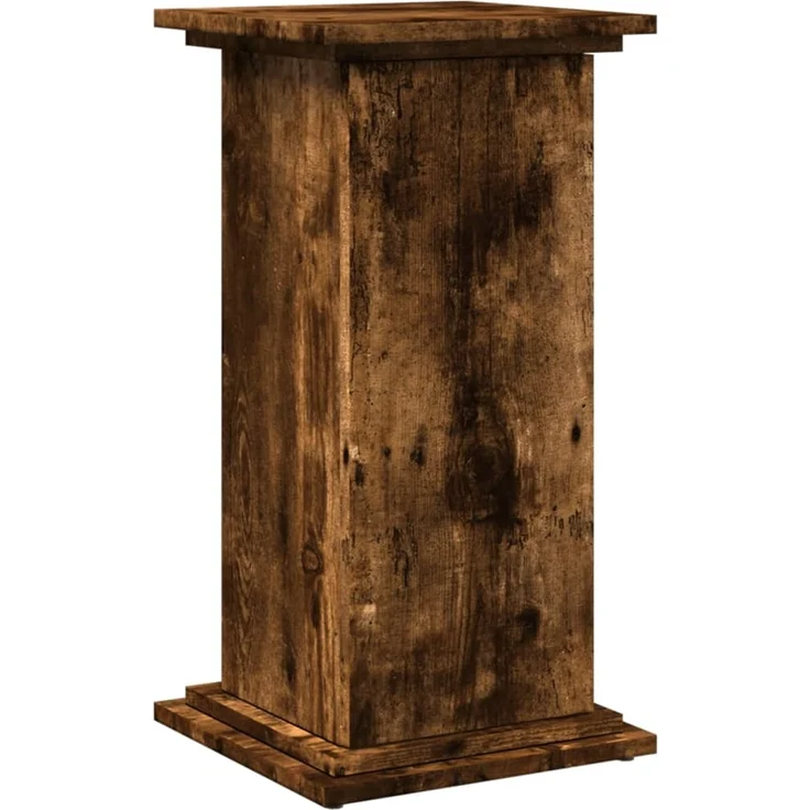 vidaXL Postament mit Stauraum, Holzwerkstoff, Räuchereiche, 31 x 30 x 60 cm – Bild 1